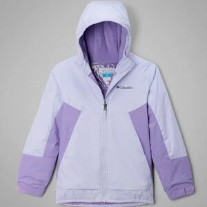 COLUMBIA Youth Hooded Spring jacket *lavender*